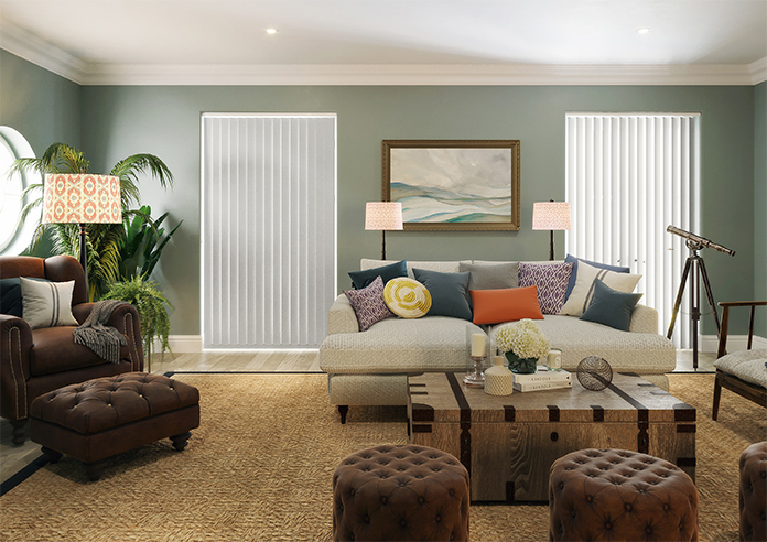 Shimmer (Blackout), Silver Birch - Vertical Blind - Image 9